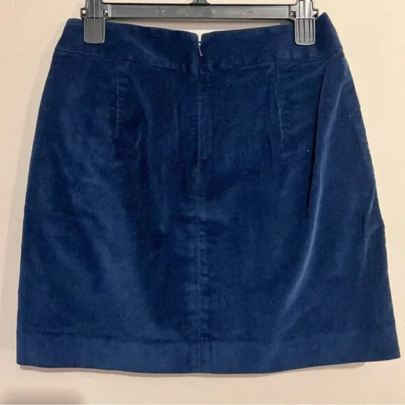 Banana Republic Dark Blue Pencil Skirt with Button Details - Picture 2 of 3